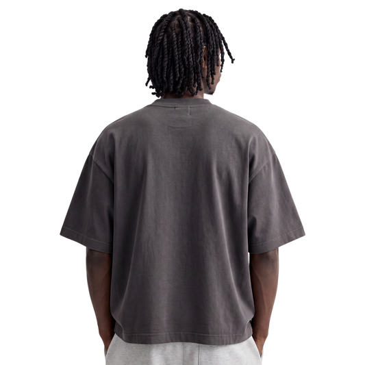 Dark grey Basic T-shirt