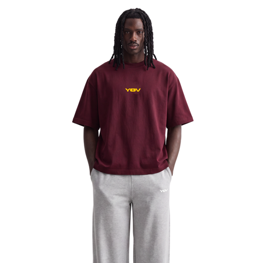 Burgundy Basic T-shirt