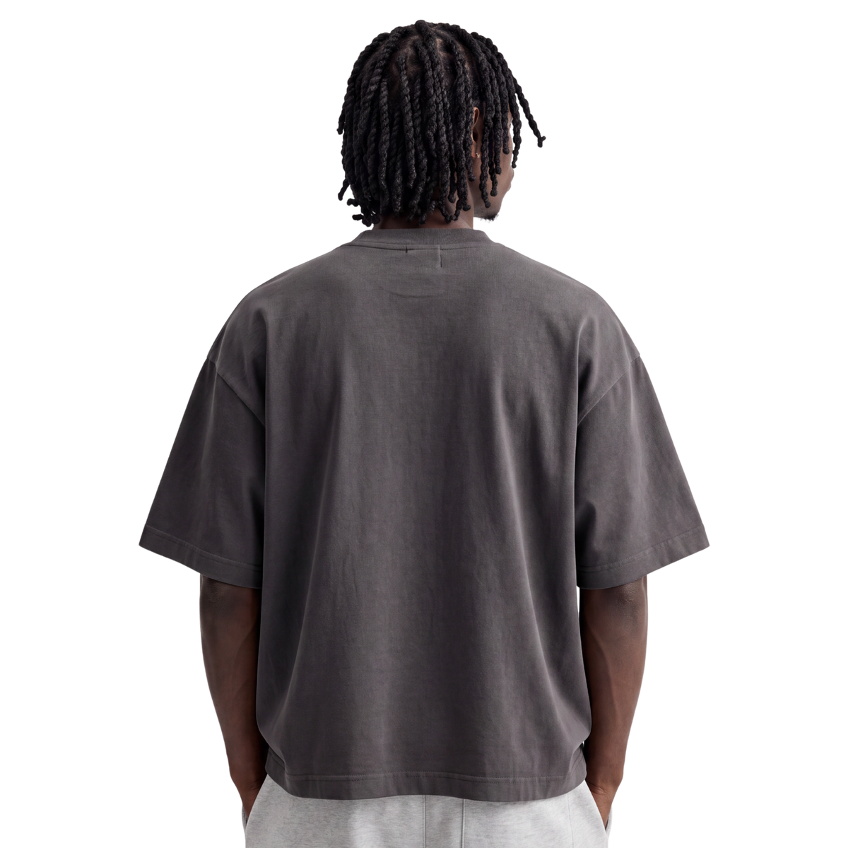 Dark grey Basic T-shirt