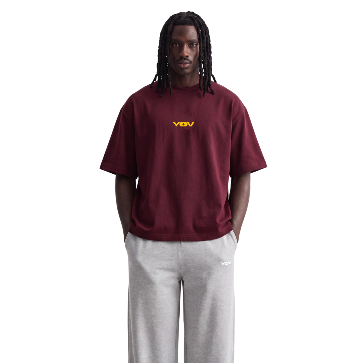 Burgundy Basic T-shirt