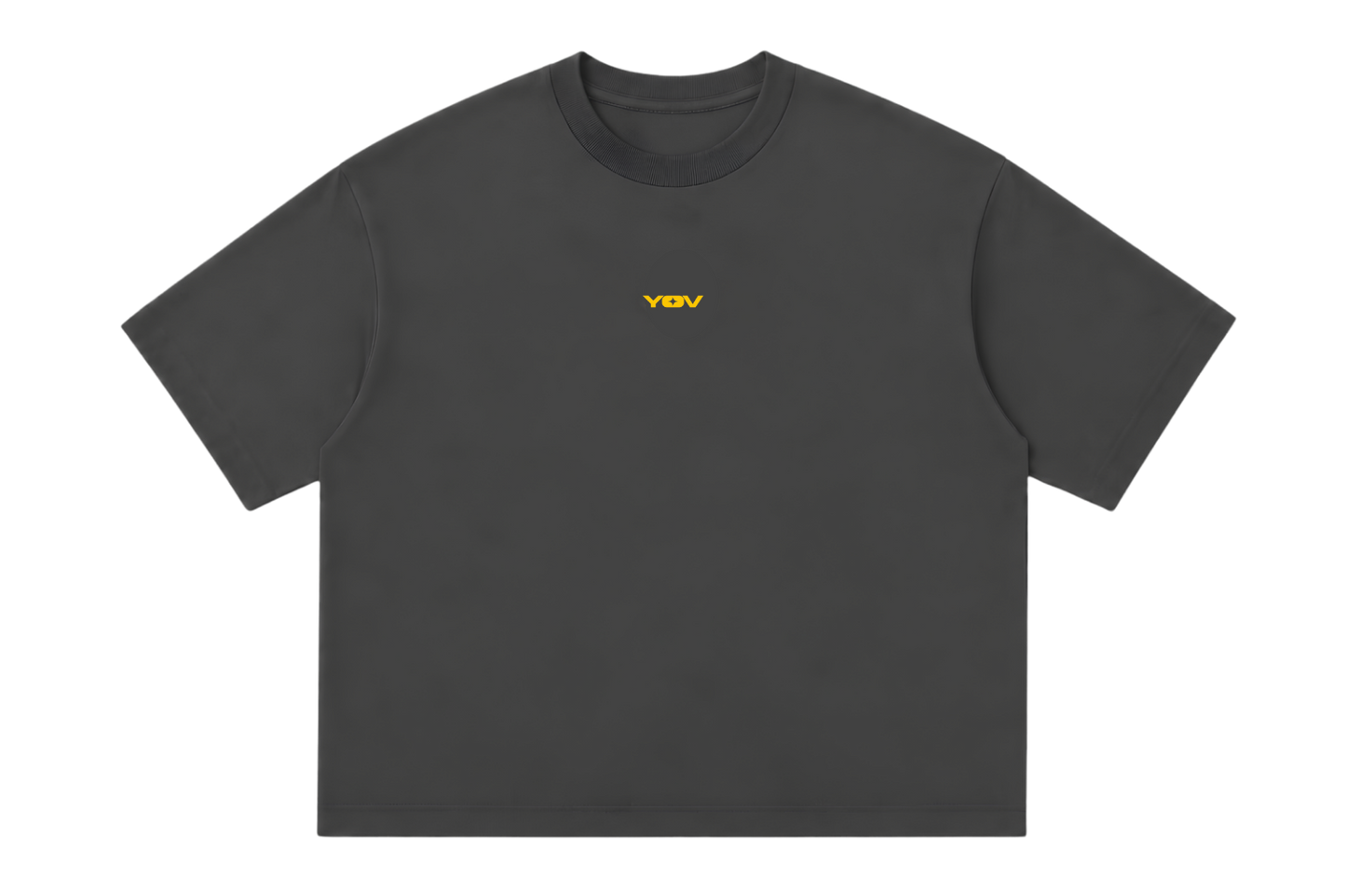 Dark grey Basic T-shirt