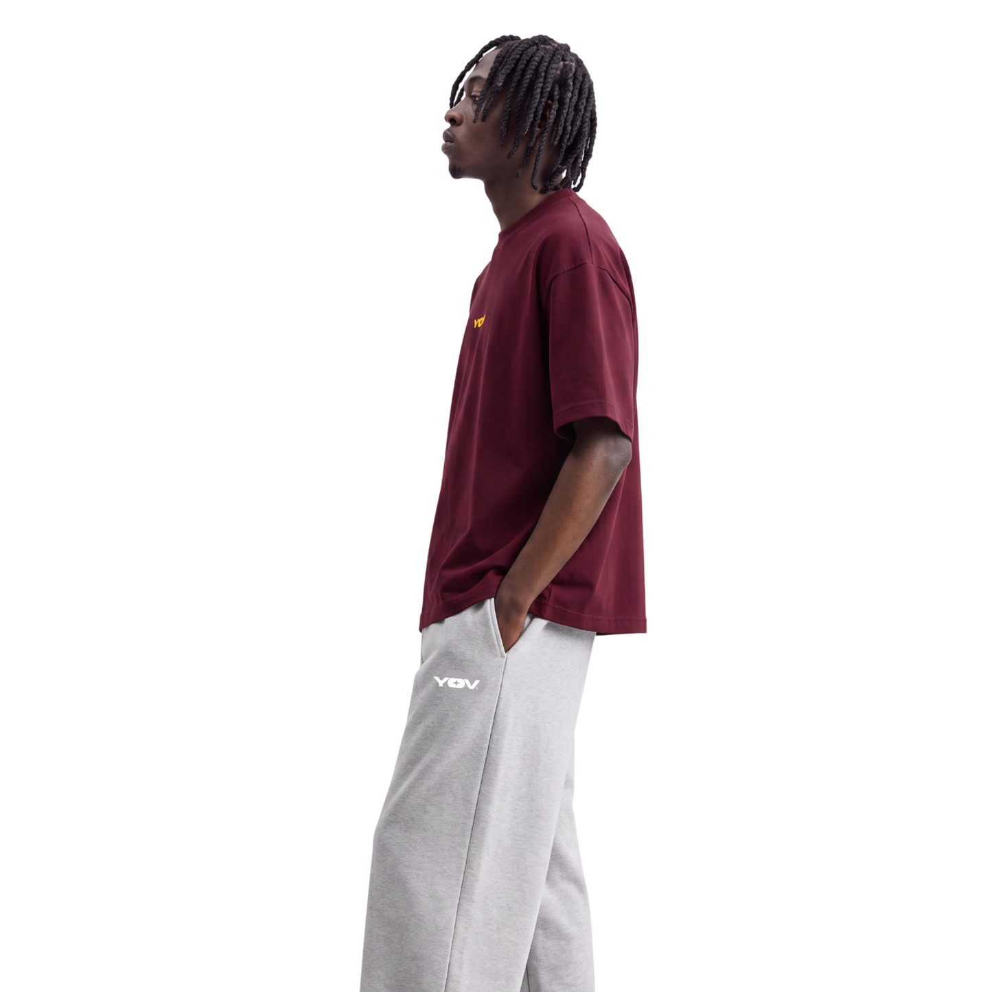 Burgundy Basic T-shirt