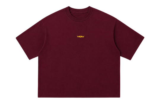 Burgundy Basic T-shirt